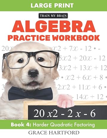 algebra practice workbook 1st edition grace hartford 979-8364322845