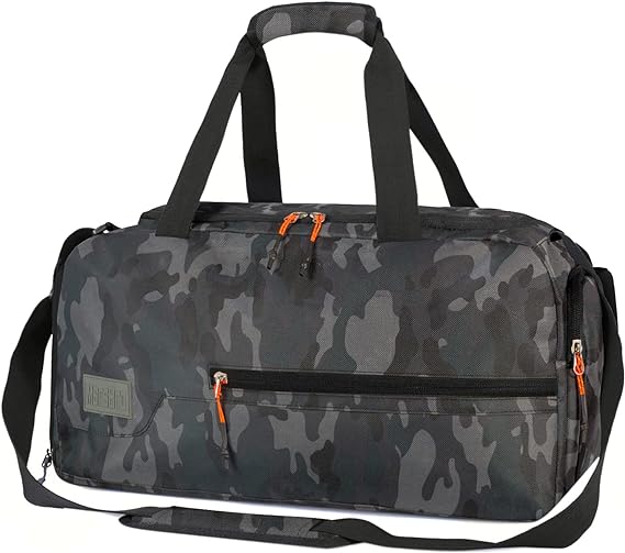 marsbro water resistant sports gym travel weekender duffel bag with shoe compartment  marsbro b07wf7rzsj