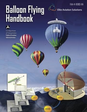 balloon flying handbook faa h 8083 11a 1st edition federal aviation administration ,elite aviation solutions