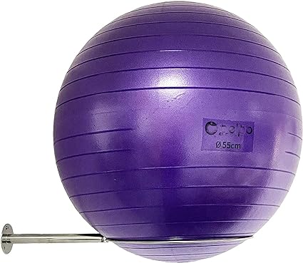 wall mounted stainless steel exercise ball holder sturdy yoga ball storage rack stability ball display holder