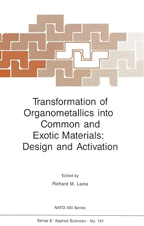transformation of organometallics into common and exotic materials design and activation 1st edition richard
