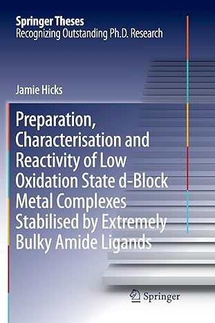 preparation characterisation and reactivity of low oxidation state d block metal complexes stabilised by