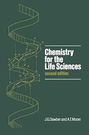chemistry for the life sciences 2nd edition j g dawber, at moore 0333258215, 978-0333258217