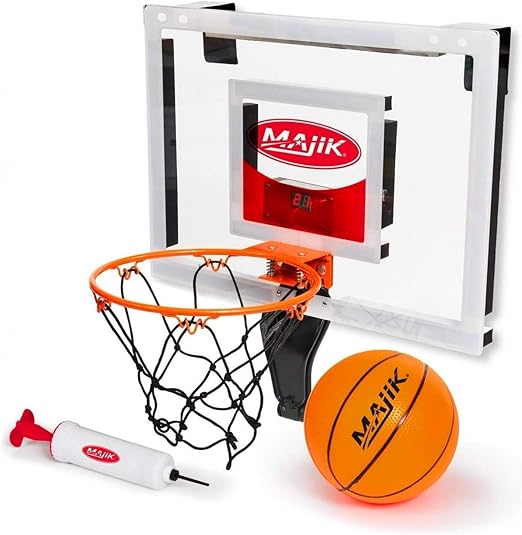 eastpoint sports majik buzzer beater over the door mini basketball hoop for indoor basketball play complete