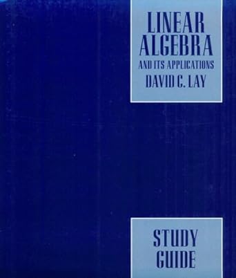 Linear Algebra And Its Application Study Guide