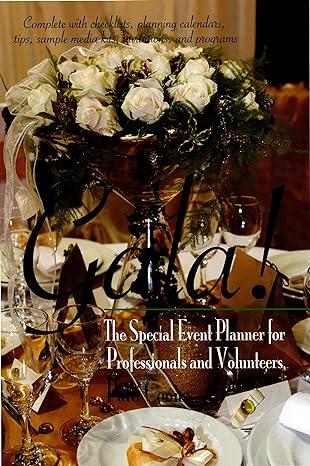 the special event planner for professionals and volunteers 1st edition patti coons 1892123134, 978-1892123138