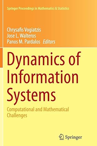 dynamics of information systems computational and mathematical challenges 1st edition chrysafis vogiatzis,