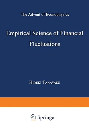 empirical science of financial fluctuations the advent of econophysics 2002nd edition hideki takayasu