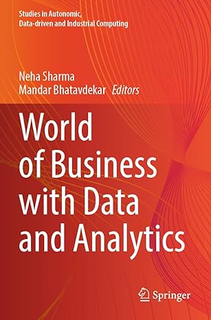 world of business with data and analytics 1st edition neha sharma ,mandar bhatavdekar 981195691x,