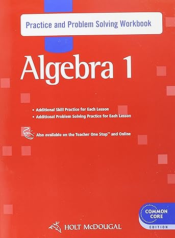 algebra 1 1st edition holt mcdougal 054770996x, 978-0547709963