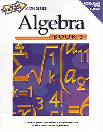 algebra book 3 1st edition matthew miller 1930820674, 978-1930820678