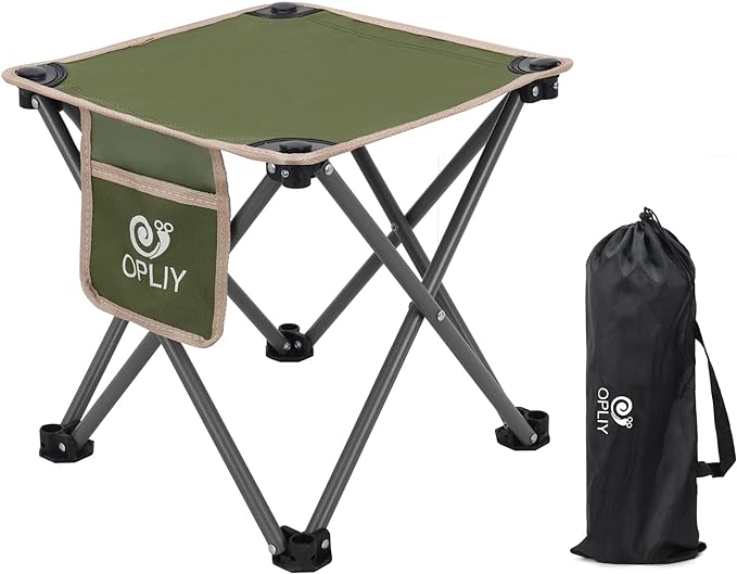 opliy camping stool folding samll chair portable camp stool for camping fishing hiking gardening and beach