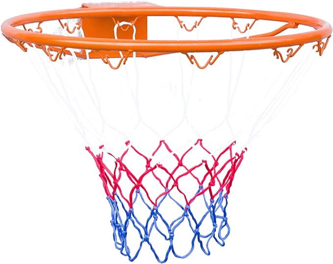 rakon basketball solid rim basketball net indoor outdoor hanging basketball goal with all weather net wall
