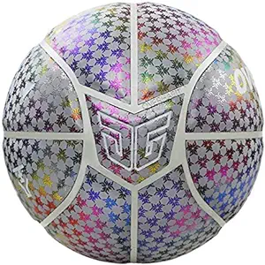 edossa basketball size 7 personality reflective basketball luminous fancy show streetball indoor and outdoor
