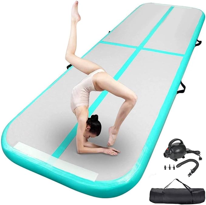 fbsport inflatable air gymnastics mat training mats 4/8 inches thickness gymnastics tracks for home