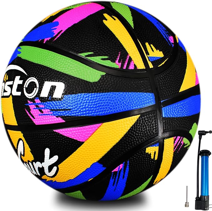 senston 29 5 basketball outdoor/indoor basketball ball official size 7 street basketballs with pump  ?senston