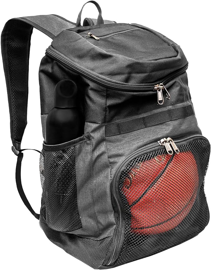 xelfly basketball backpack with ball compartment sports equipment bag for soccer ball volleyball gym outdoor
