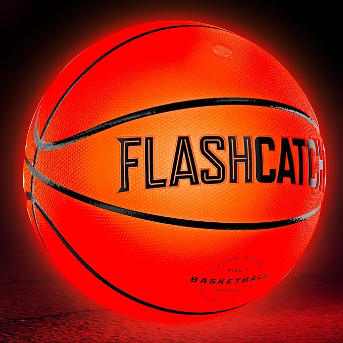 light up basketball glow in the dark ball sports gear accessories gifts for boys 8 15+ year old kids teens