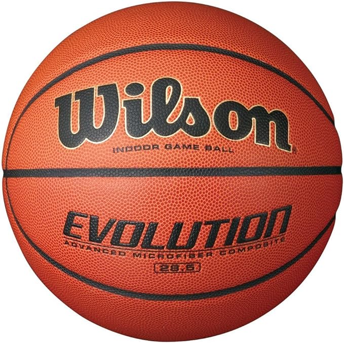 Wilson Evolution Intermediate Basketball 28 5 With Retail Packaging