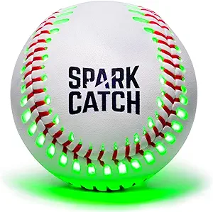 spark catch light up baseball glow in the dark baseball perfect baseball gifts for boys girls adults and