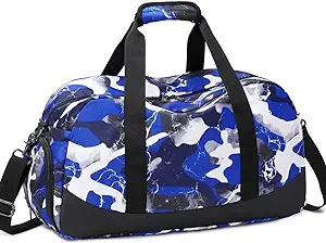 jianya kids overnight duffle bag boys sport gym bag with shoe compartment and wet pocket carry on weekender