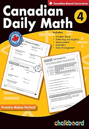 canadian daily math grade 4 1st edition demetra turnbull 0978075676, 978-0978075675