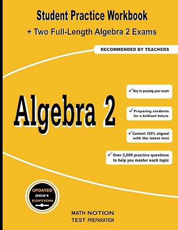 algebra 2 2021st edition michael smith, math notion 1636201008, 978-1636201009