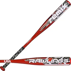 rawlings remix usa baseball bat 10 1 pc aluminum 2 1/4 barrel  rawlings b08ktx2qwg