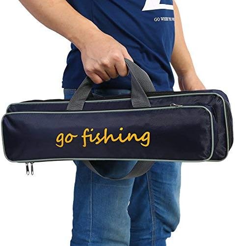 fishing rod case carrier bag portable waterproof fishing rod reel bag case storage bags box carry holder