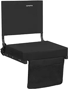 osportis stadium seats for bleachers with back support bleacher seats with backs and cushion wide padded