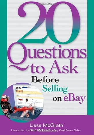 20 questions to ask before selling on ebay 1st edition lissa mcgrath ,skip mcgarth 1564148548, 978-1564148544