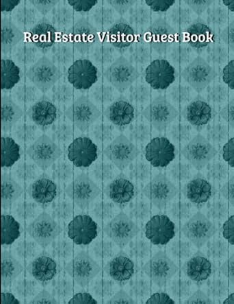 Real Estate Visitor Guest Book