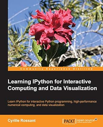 learning ipython for interactive computing and data visualization 1st edition cyrille rossant 1782169938,