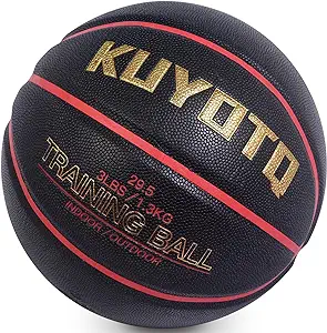 kuyotq 3lbs 29 5 weighted basketball composite indoor outdoor heavy trainer basketball for improving ball
