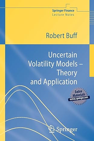 uncertain volatility models theory and application 1st edition robert buff 3540426574, 978-3540426578
