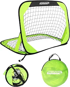 bayinbulak pop up soccer goal portable soccer net for backyard training 1 pack  ?bayinbulak b08j6v6cxc
