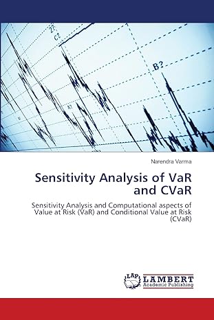 sensitivity analysis of var and cvar sensitivity analysis and computational aspects of value at risk and