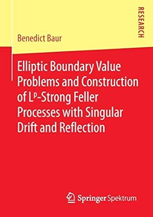 elliptic boundary value problems and construction of lp strong feller processes with singular drift and