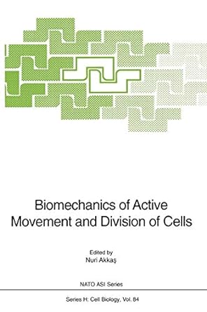 Biomechanics Of Active Movement And Division Of Cells