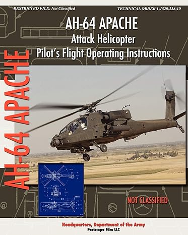 ah 64 apache attack helicopter pilots flight operating instructions 1st edition headquarters department of