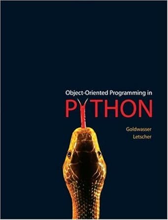 object oriented programming in python 1st edition michael h goldwasser b008ubqaqo