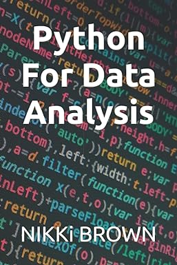 python for data analysis 1st edition nikki brown 979-8802052457