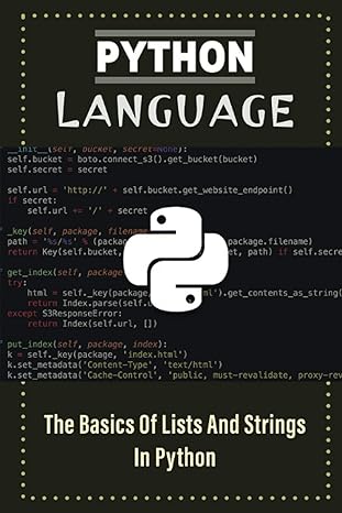 python language the basics of lists and strings in python 1st edition antony vintimilla 979-8371101518