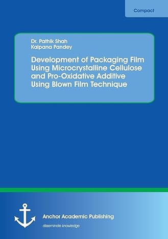 development of packaging film using microcrystalline cellulose and pro oxidative additive using blown film