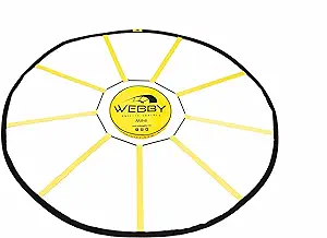 webby mini agility trainer circle speed and agility ladder for high intensity footwork drills and skills a