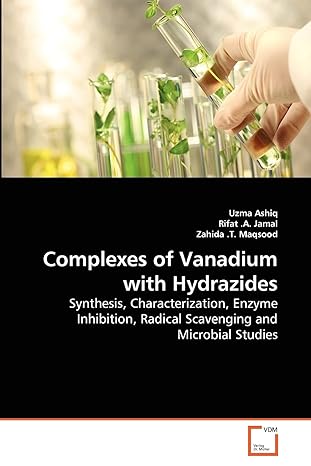 complexes of vanadium with hydrazides synthesis characterization enzyme inhibition radical scavenging and