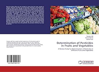 determination of pesticides in fruits and vegetables 1st edition adil sawaira ,marwat shazia ,khan sardar