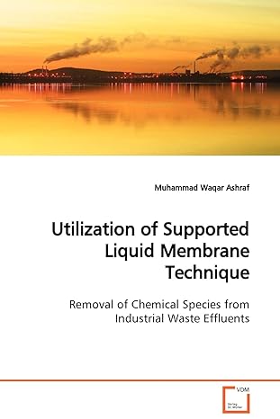 utilization of supported liquid membrane technique removal of chemical species from industrial waste
