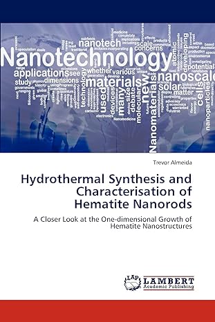 hydrothermal synthesis and characterisation of hematite nanorods a closer look at the one dimensional growth