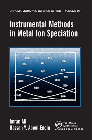 instrumental methods in metal ion speciation 1st edition imran ali ,hassan y aboul enein 0367453800,